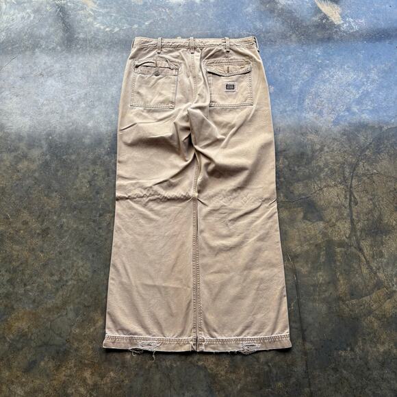 Rare Vintage Abercrombie Baggy Military Style Pants - Picture 1 of 7
